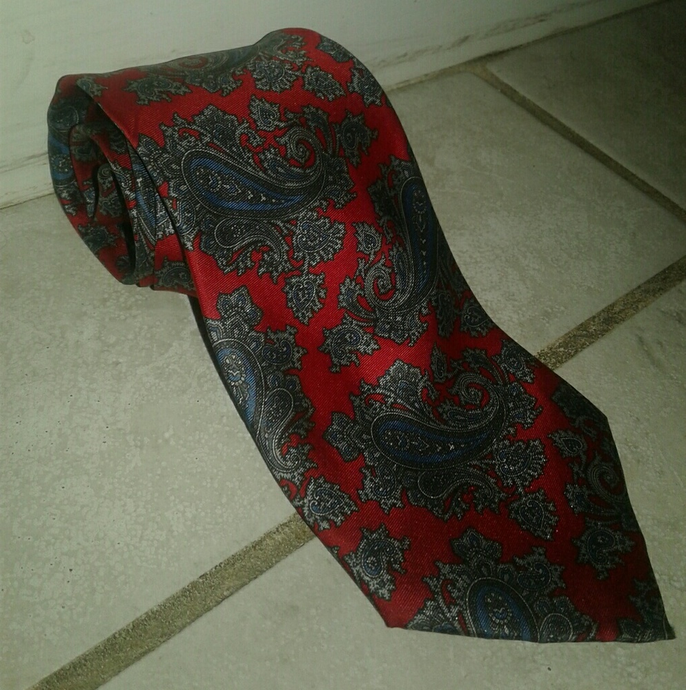 Paco Rabanne Paisley Silk Tie